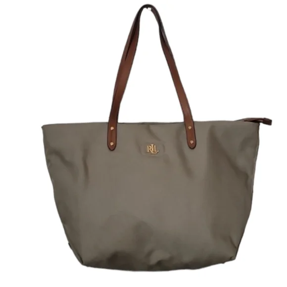 Ralph Lauren Bags Ralph Laurn Khaki Nylon Bainbridge Shopper
